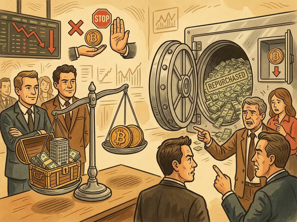 Strategy暫停買入比特幣