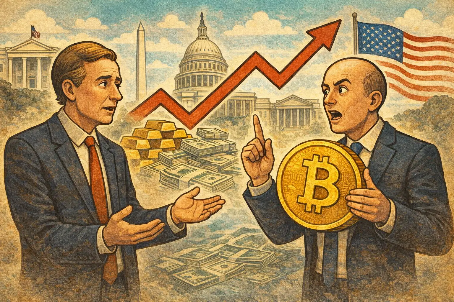 美國財政驅動比特幣