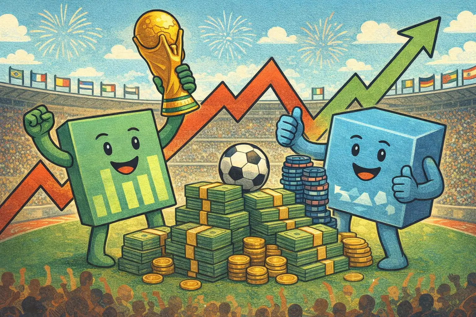 Kalshi與Polymarket世界杯交易量