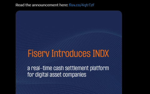传统金融巨头Fiserv为加密公司打造实时美元结算通道