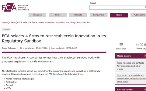 Revolut入选英国沙盒测试稳定币的四家公司之一