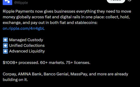Ripple扩展稳定币支付体系以服务银行和金融科技公司