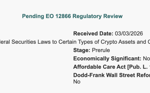 SEC 提出“代币分类法”，用于根据证券法解释加密货币