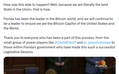 佛罗里达州参议院通过州级稳定币法案，等待DeSantis签署