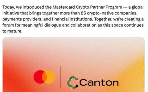 万事达卡推出加密货币合作伙伴计划，汇聚业内众多知名人士