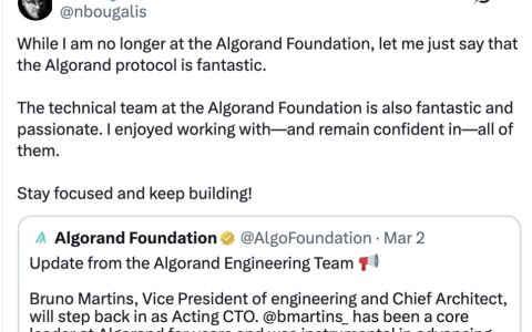 因宏观不确定性因素，Algorand基金会裁员25%