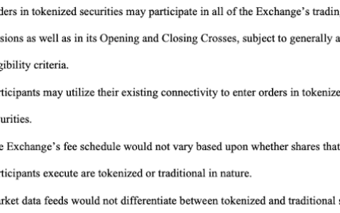 SEC批准纳斯达克（Nasdaq）开展代币化交易试点