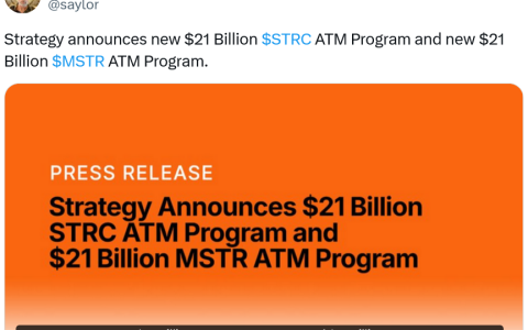Strategy披露441亿美元融资能力以购入更多比特币（BTC）