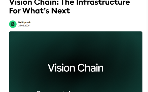 Bitpanda将Vision Chain代币化平台瞄准银行
