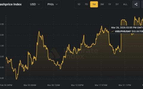 CoinShares称多达20%的比特币（BTC）矿工处于亏损状态