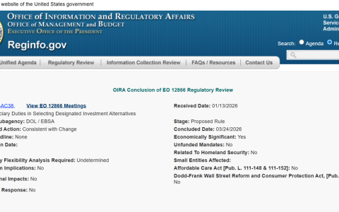 白宫批准审查允许加密货币纳入401(k)退休计划的提案