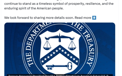 特朗普将把自己的签名印上美元，打破自 1861 年以来的传统