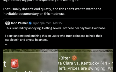 Coinbase用户对预测市场通知表示不满