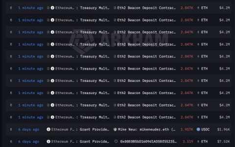 以太坊基金会在 BitMine 出售后加速推进 7万枚 ETH 质押计划