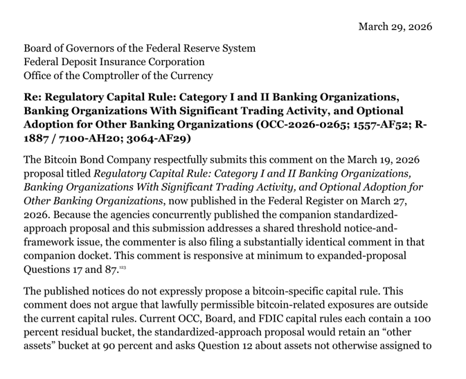 Pierre Rochard警告美国监管机构关注巴塞尔修订中的比特币(BTC)缺口