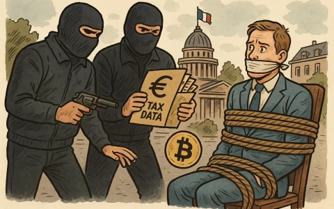 法国 2026 年加密投资者遭绑架逾 40 起，涉税务资料泄露