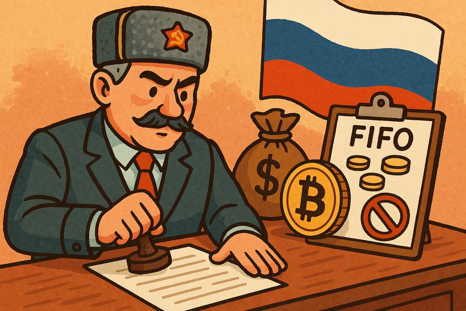 俄罗斯批准加密货币征税方案，采用 FIFO 计费且禁止亏损结转