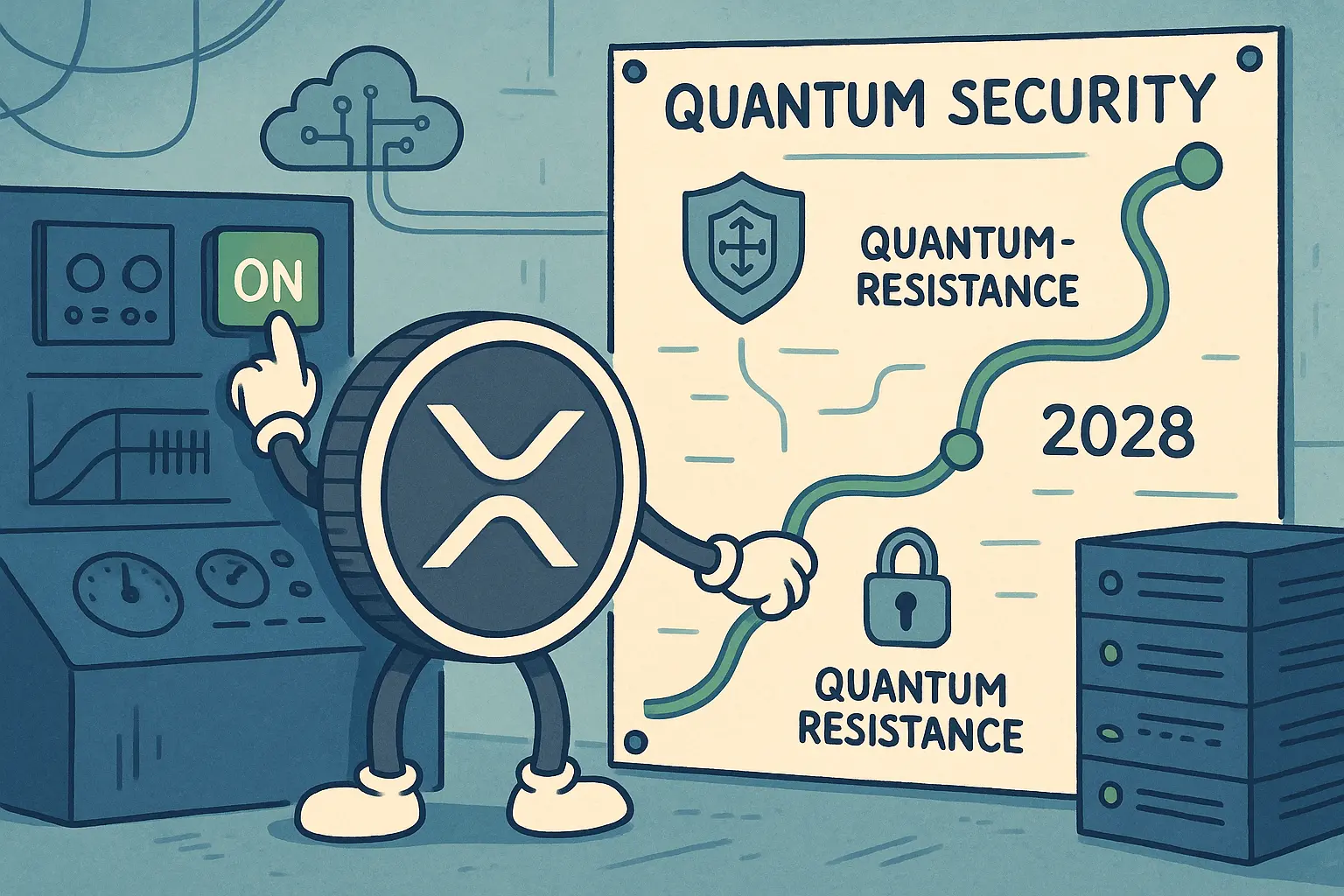 XRP 启动后量子安全准备，2028 年前完成 XRPL 量子防护路线图