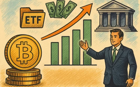比特币现货 ETF 连续 5 日净流入，贝莱德 IBIT 掌控主导地位