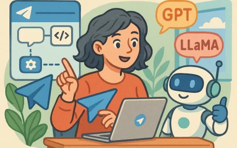 Telegram 推出无需代码 AI 机器人工具，支持 GPT 和 Llama 模型