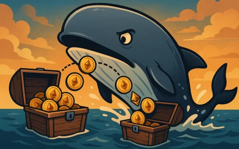 以太坊巨鲸转移 2000 枚 ETH，疑似准备抛售