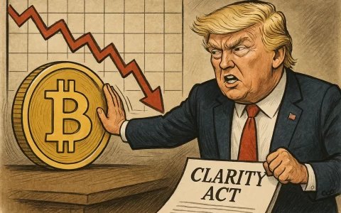 比特币下探 7.7 万美元，特朗普获利受阻《CLARITY 法案》立法进程