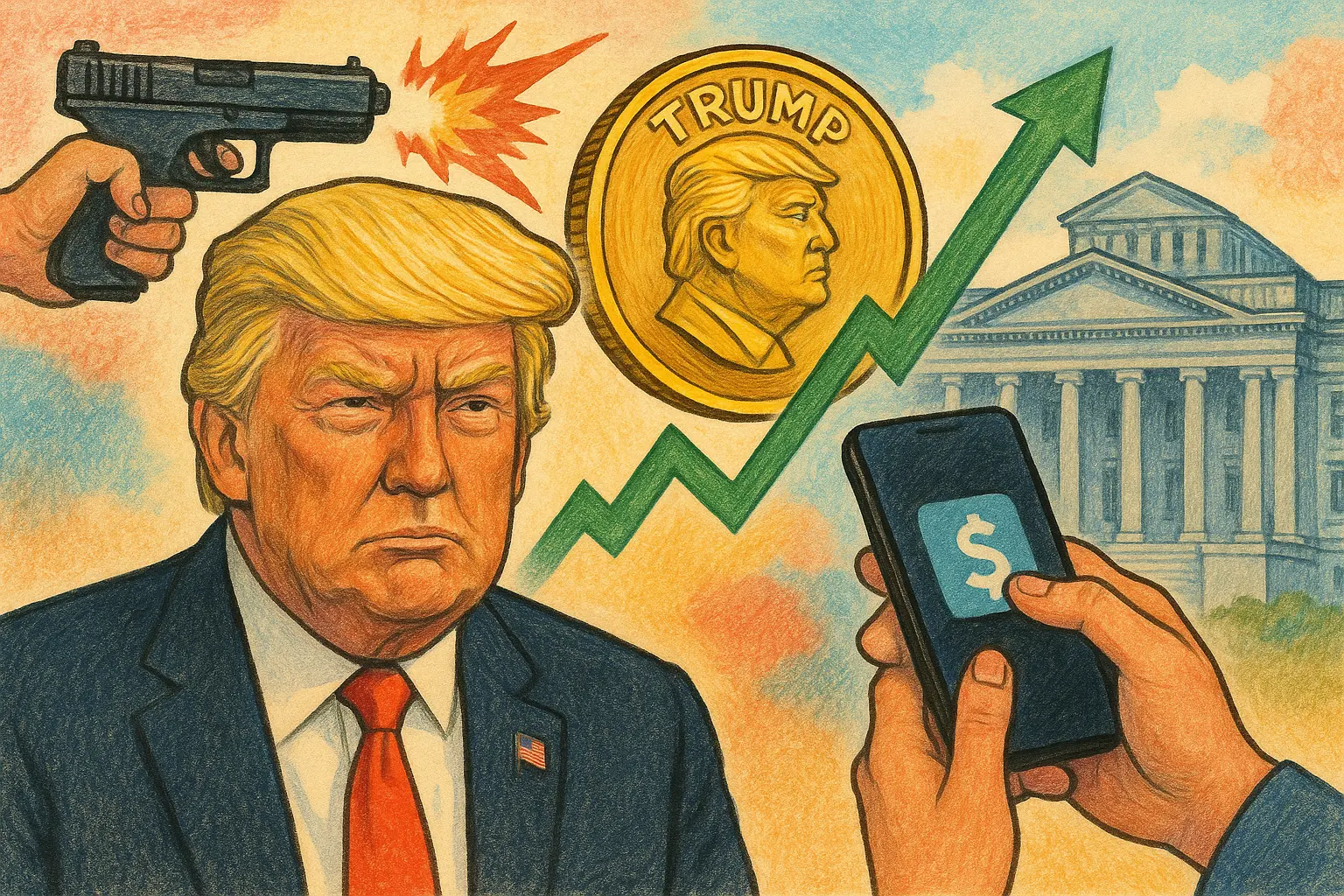 Gate日报（4月27日）：川普遭枪击事件相关言论推升TRUMP币；美财政部将Venmo纳入债务捐赠支付