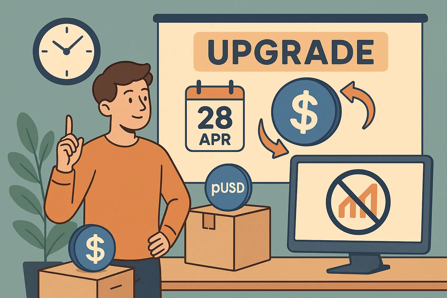 Polymarket 宣布 4 月 28 日升级：抵押资产迁移至 pUSD，交易暂停约 1 小时