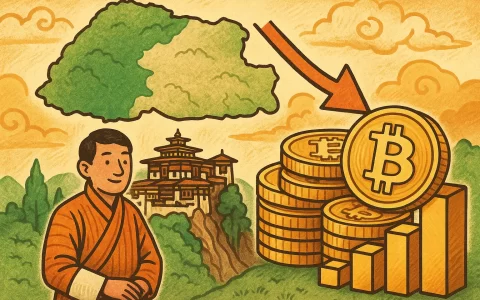 不丹比特币持仓降至 3400 枚，累计利润超 7.5 亿美元