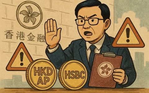 香港金管局警告：HKDAP 及 HSBC 代币非持牌稳定币发行人