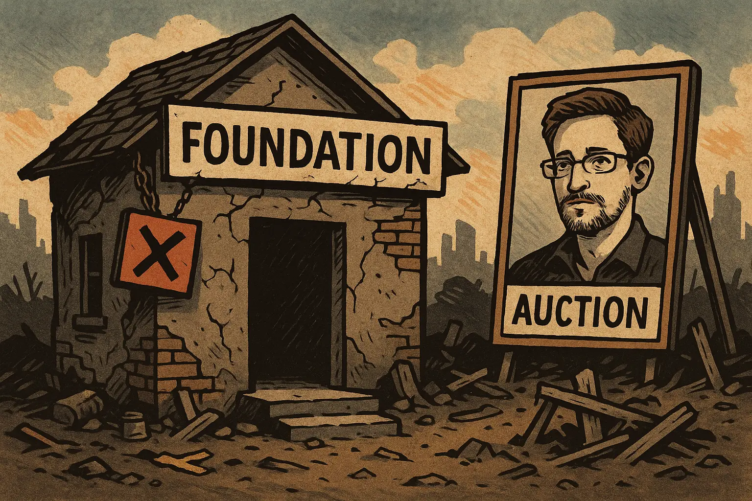 NFT 平台 Foundation 宣告停运，Snowden 拍卖地走入历史