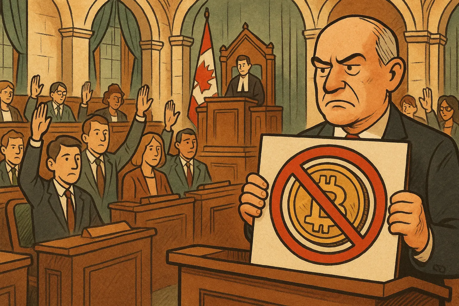 加拿大下议院通过 C-25 号法案二读，拟禁止政党接受加密捐款