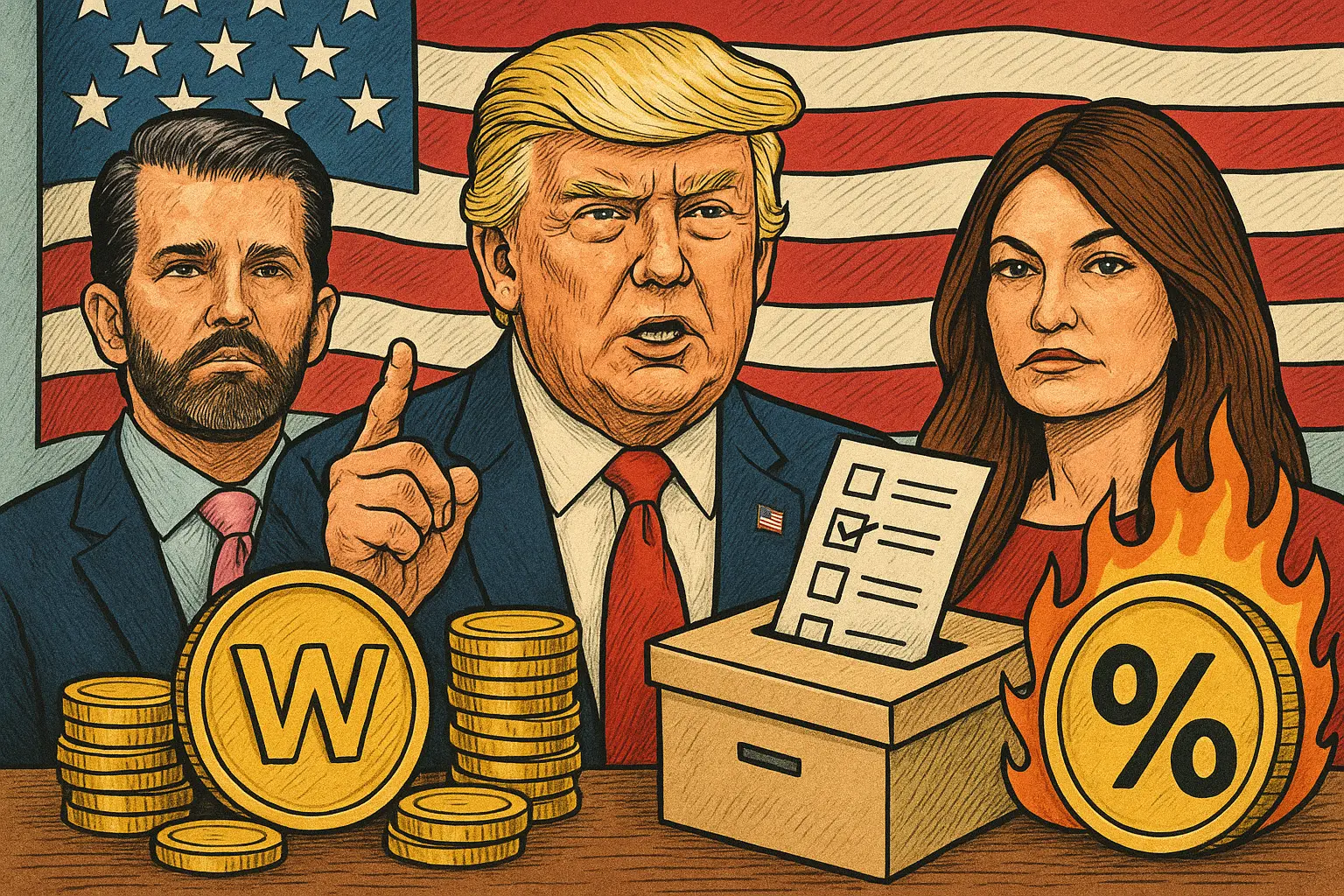 川普家族 WLFI 启动代币解锁治理投票，最高永久销毁 10%