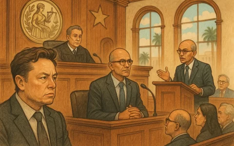 加州法院审理马斯克对 OpenAI 诉讼，微软 CEO 将出庭作证