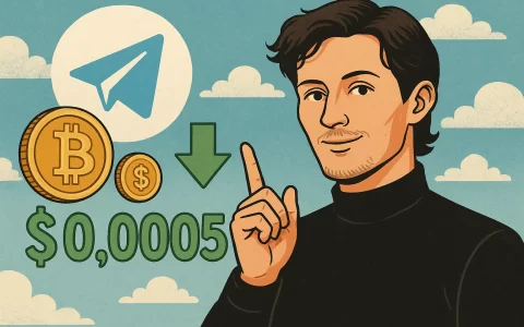Telegram 创办人：TON 手续费降至 0.0005 美元，迈向零费率