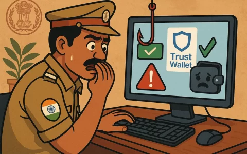 印度 I4C 发布警示：Trust Wallet 假验证链接诈骗案件激增