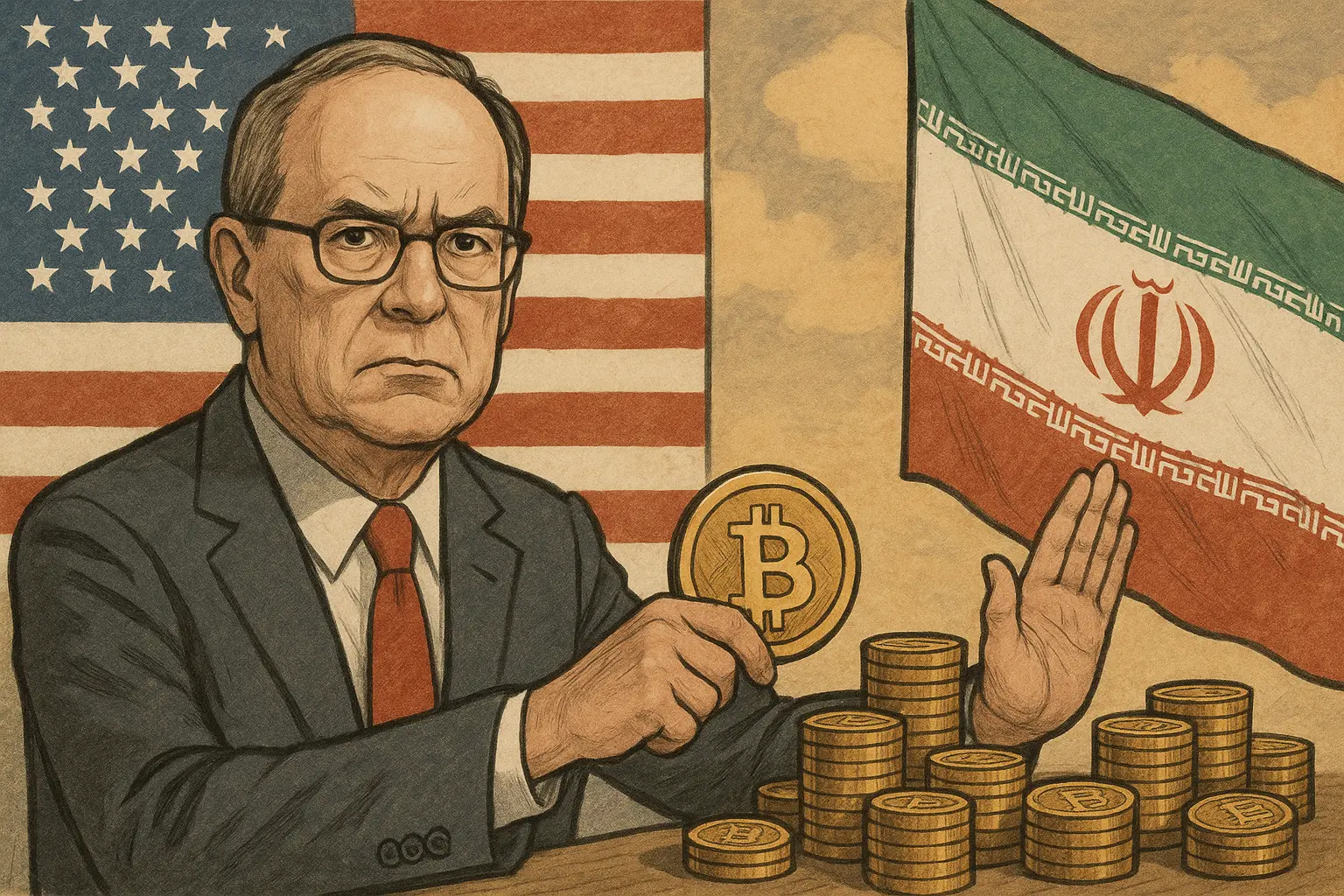 美财政部长贝森特：扣押近 5 亿美元伊朗加密资产，施压外国切断联系