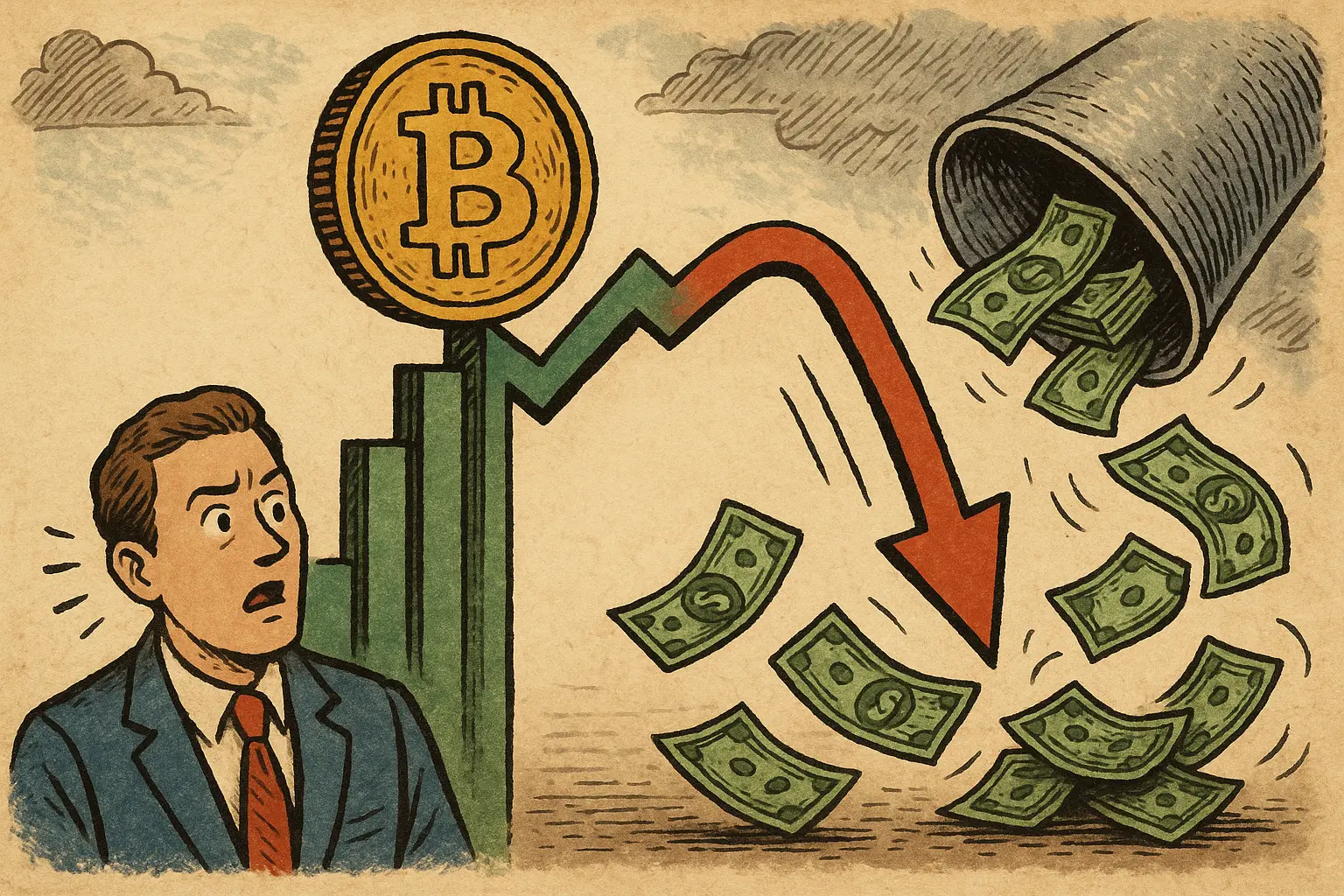 比特币 ETF 净流出 2.63 亿，九日连涨后逆转