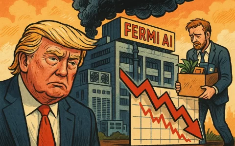 特朗普冠名 Fermi AI 数据中心陷入危机，CEO 辞职引发股价暴跌