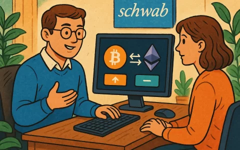 嘉信理财：将向零售客户提供比特币、以太坊现货交易