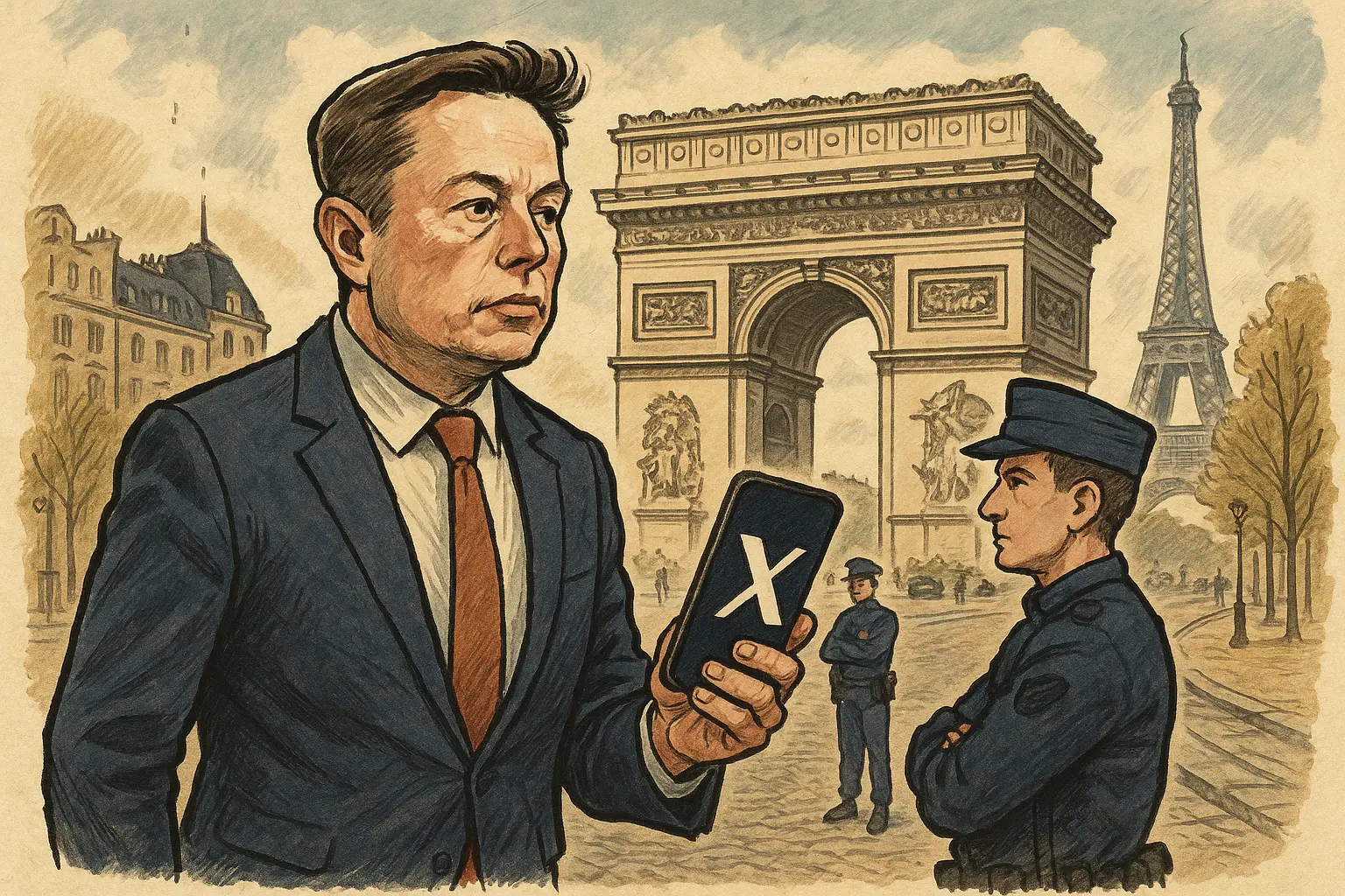 法国传唤马斯克 4 月 20 日赴巴黎，接受 X 平台调查询问