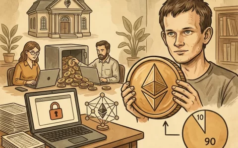 Vitalik 确认个人 90% 净资产持有 ETH，以太坊基金会缩减出售规模