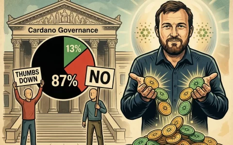 Cardano 治理提案遭 87% DReps 反對，Hoskinson 承诺個人投入