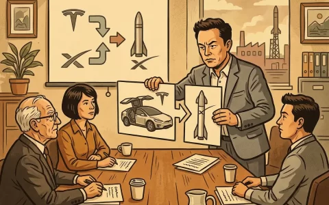 CNBC：马斯克曾与内部讨论特斯拉 SpaceX 合并
