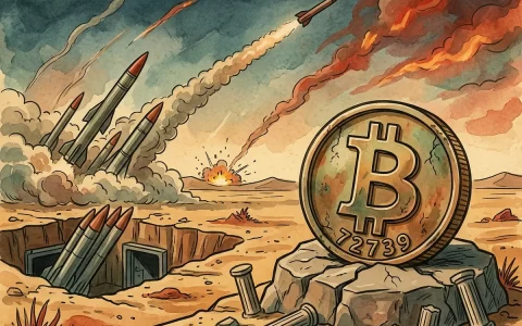 伊朗违反停火发射导弹，比特币最低下探 72739 美元