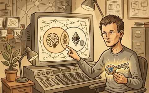 Vitalik 确认 CROPS AI 与以太坊存取层重叠，DeepSeek V4 为核心工具