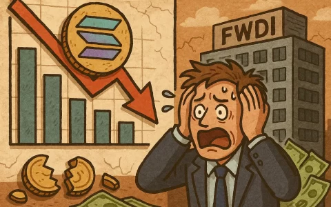 全球最大 Solana 庫存公司 FWDI 虧損超过 10 亿美元，股价跌幅达 90%