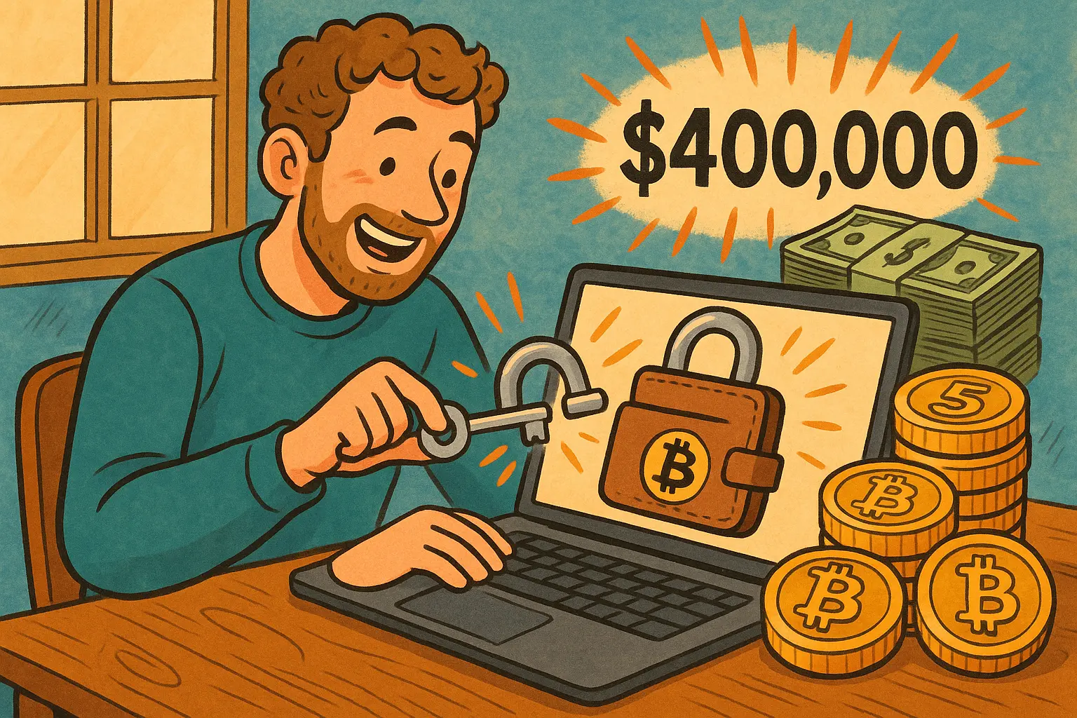 Claude AI 解锁 11 年比特币钱包,5 枚 BTC 当前价值 40 万美元