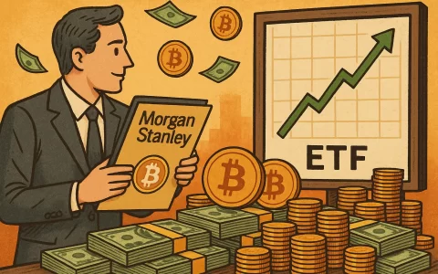 摩根士丹利比特币 ETF 首月凈流入 1.936 亿，上市以来未出现單日凈流出
