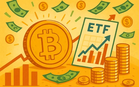 比特币现货 ETF 淨流入 4.67 亿美元，连续 4 日正流入